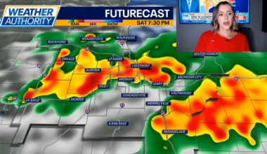 Chicago weather: Severe storm threat continues south of Chicago this evening