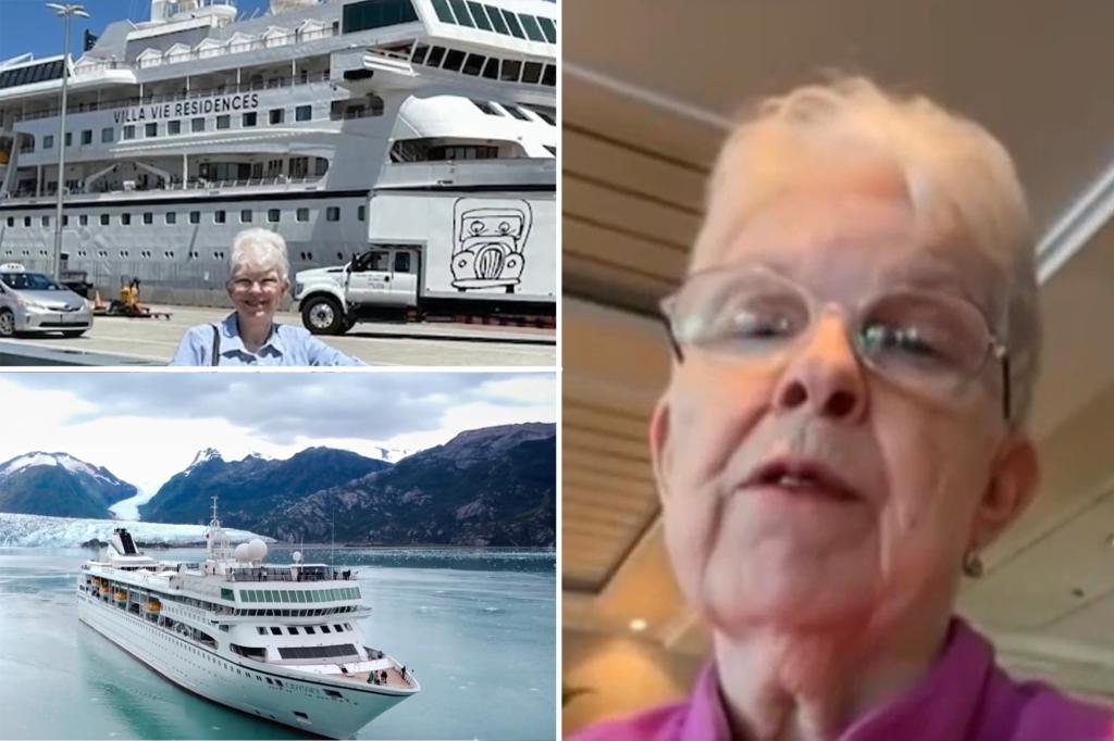California retiree Sharon Lane moves onto Villa Vie Odyssey for 15 year cruise around the world