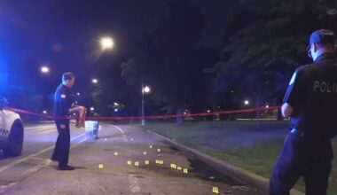Four men hurt in mass shooting in Marshall Square neighborhood