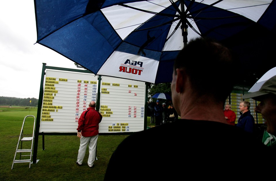 Andersson Hed double-bogeyed to change his four-under-par 66 to a 68