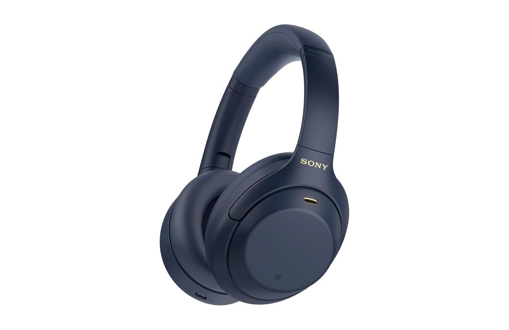 Sony WH-1000XM4 Wireless Premium Noise Canceling Overhead Headphones with Mic for Phone-Call and Alexa Voice Control, Midnight Blue WH1000XM4
