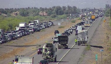 Northbound State Route 347 was closed after the crash at Casa Blanca Road on Tuesday....