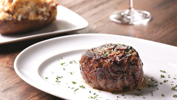 Mastros features 11 choices of hand-cut steaks from the 8-ounce petit fillet to four choices of the popular and ultra high-end Japanese Wagyu steaks. (Courtesy of Mastro's Steakhouse)
