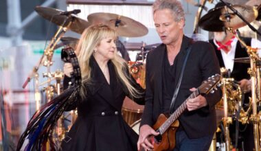 Stevie Nicks, Lindsey Buckingham Billboad Spotted on Sunset