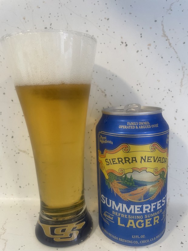 Sierra Nevada's Seasonal Pilsner. (Peter Rowe)