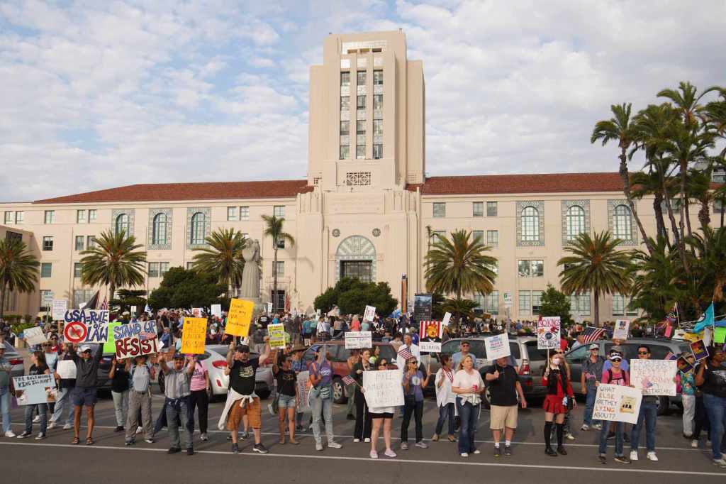 'Good Trouble' draws hundreds to downtown San Diego