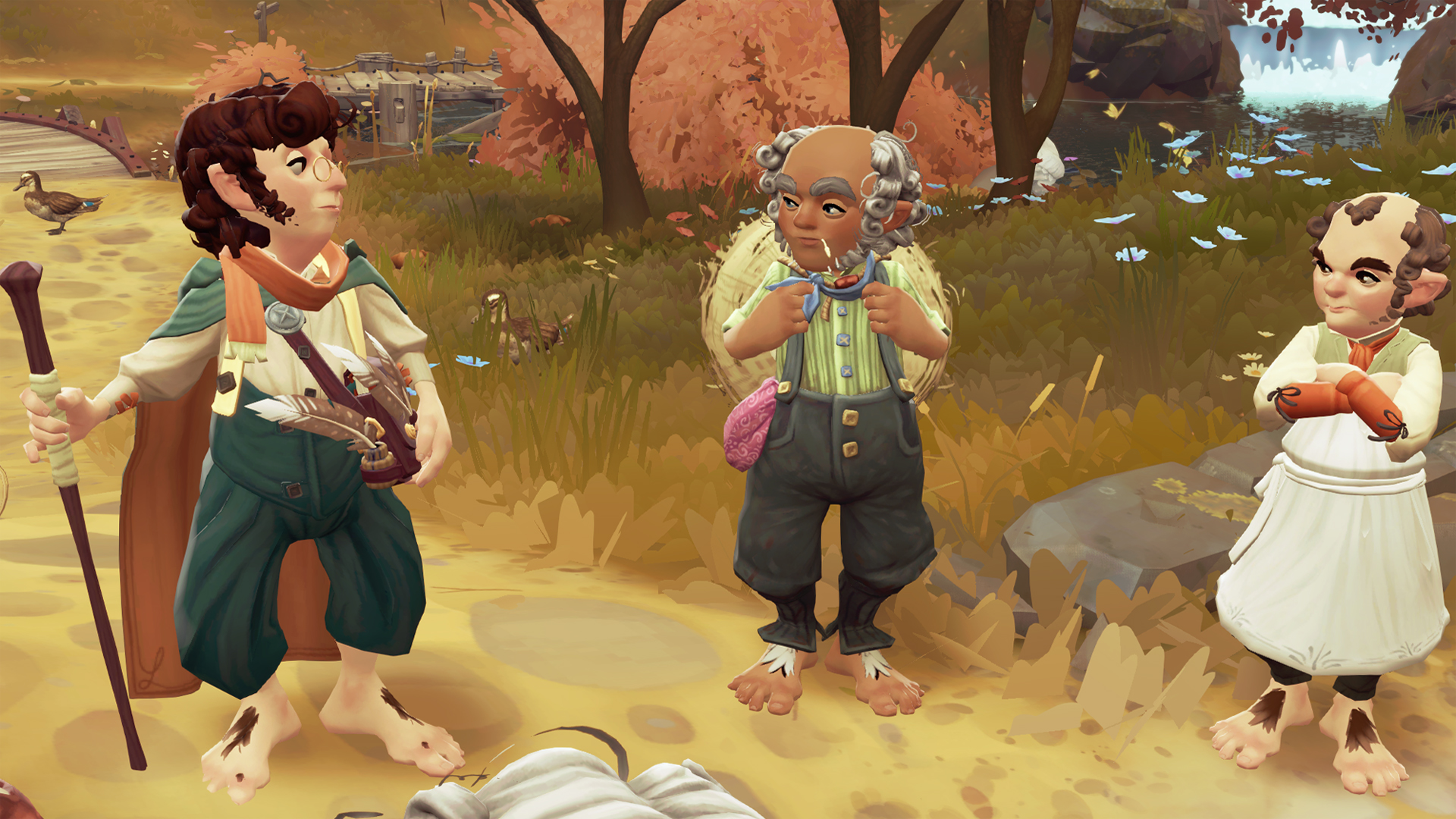 Three Hobbits in Tales of the Shire.