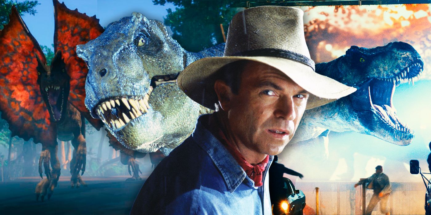 Jurassic Park collage