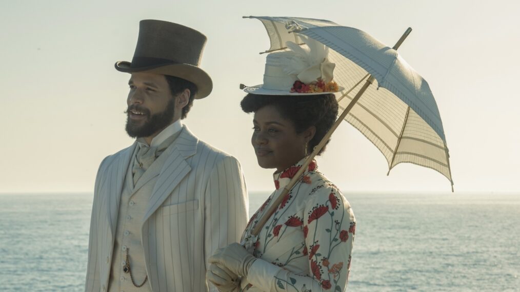 Jordan Donica and Denée Benton in 'The Gilded Age' Season 3