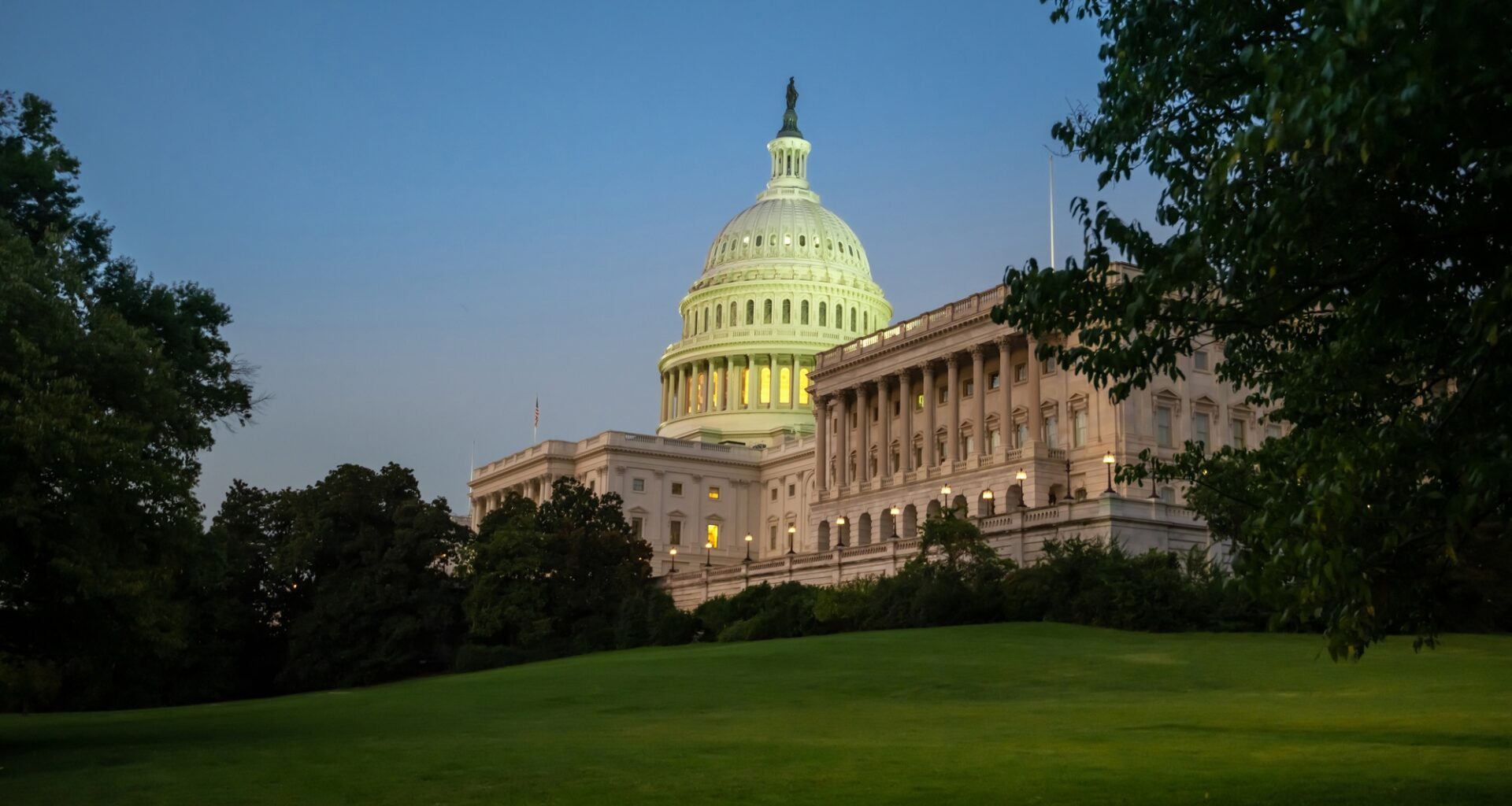 The United States Capitol building in Washington DC, United States of America
