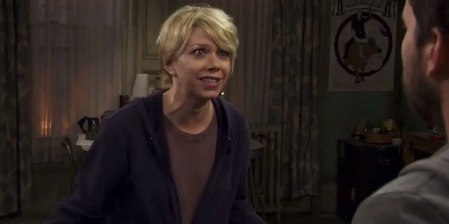 The Waitress looking desperate in It's Always Sunny in Philadelphia