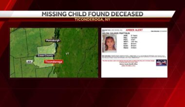 Missing 9-year-old girl found dead in Ticonderoga, police say