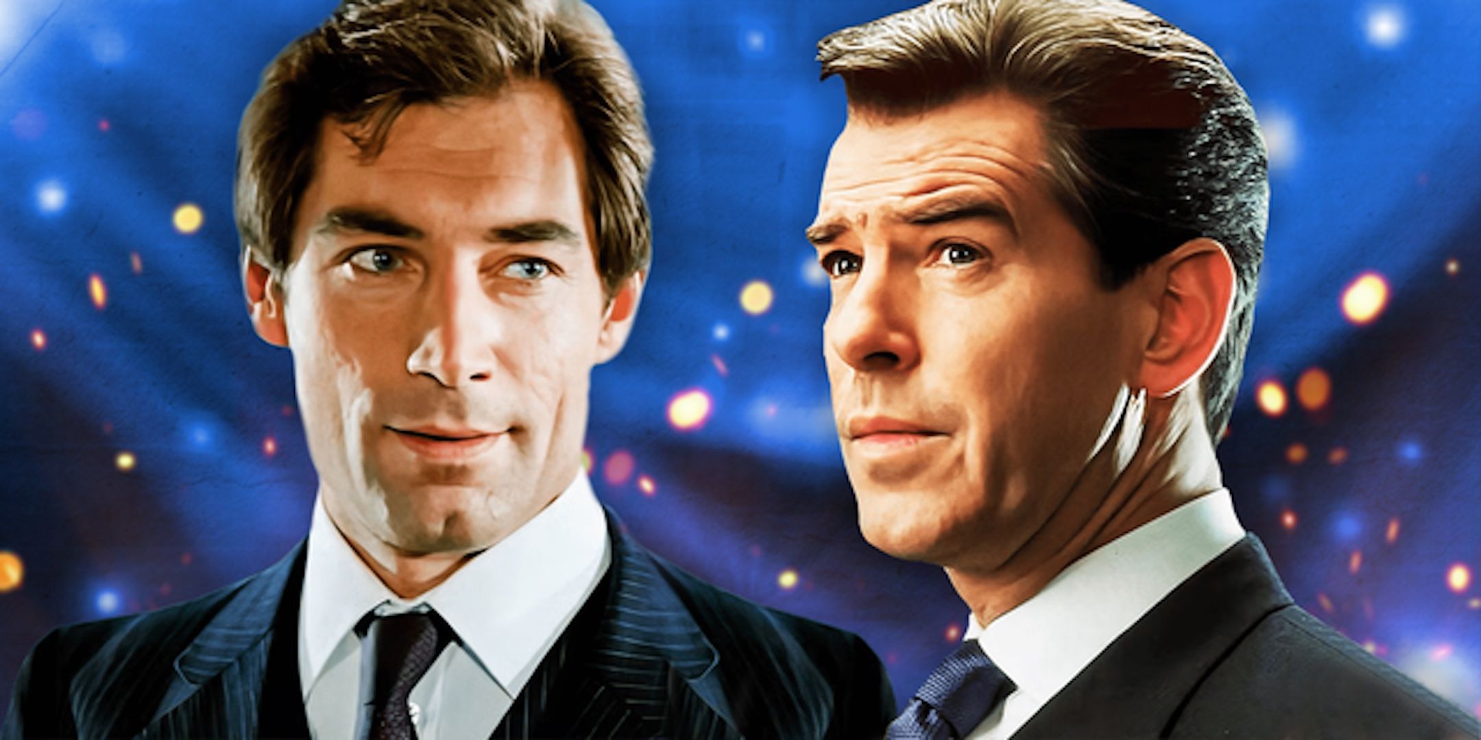 Timothy Dalton and Pierce Brosna's versions of James Bond