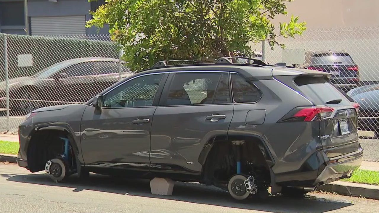 String of tire thefts in LA leaves car owners frustrated: ‘They’re lowlifes'