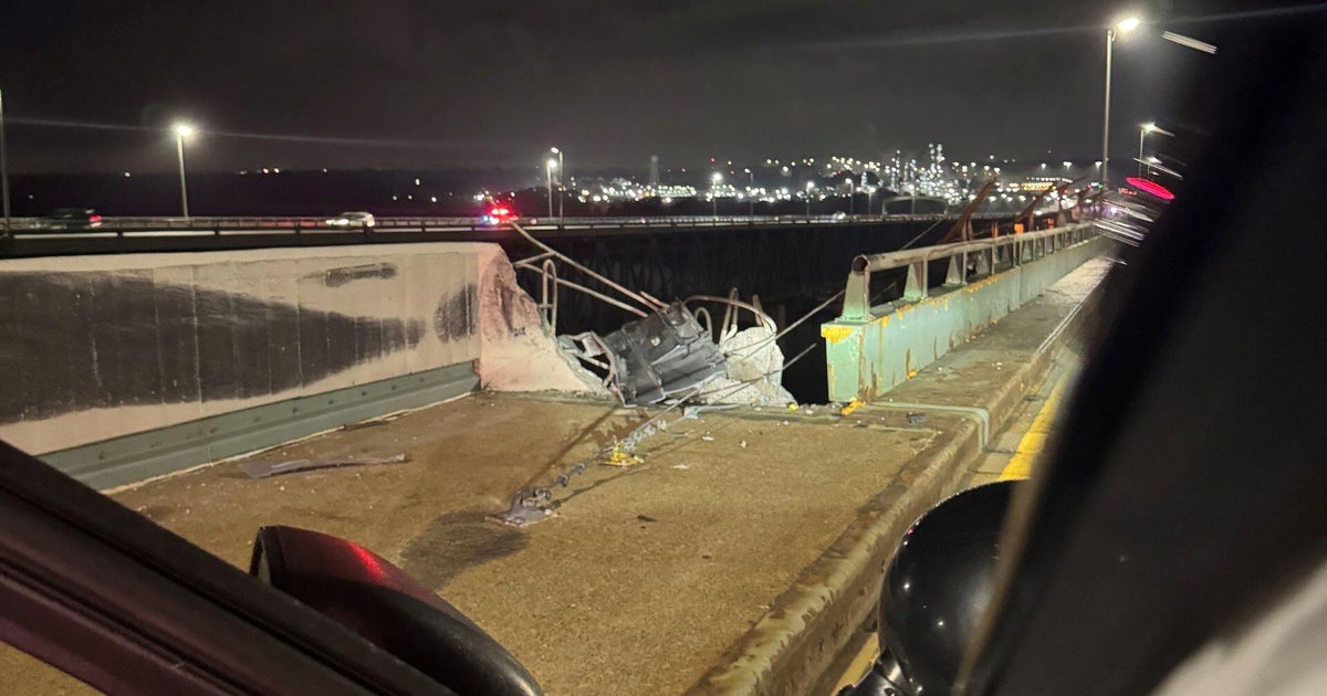 Tractor-trailer cab drives off Delaware Memorial Bridge, water searches underway in Delaware River