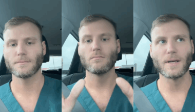 doctor sitting in his car