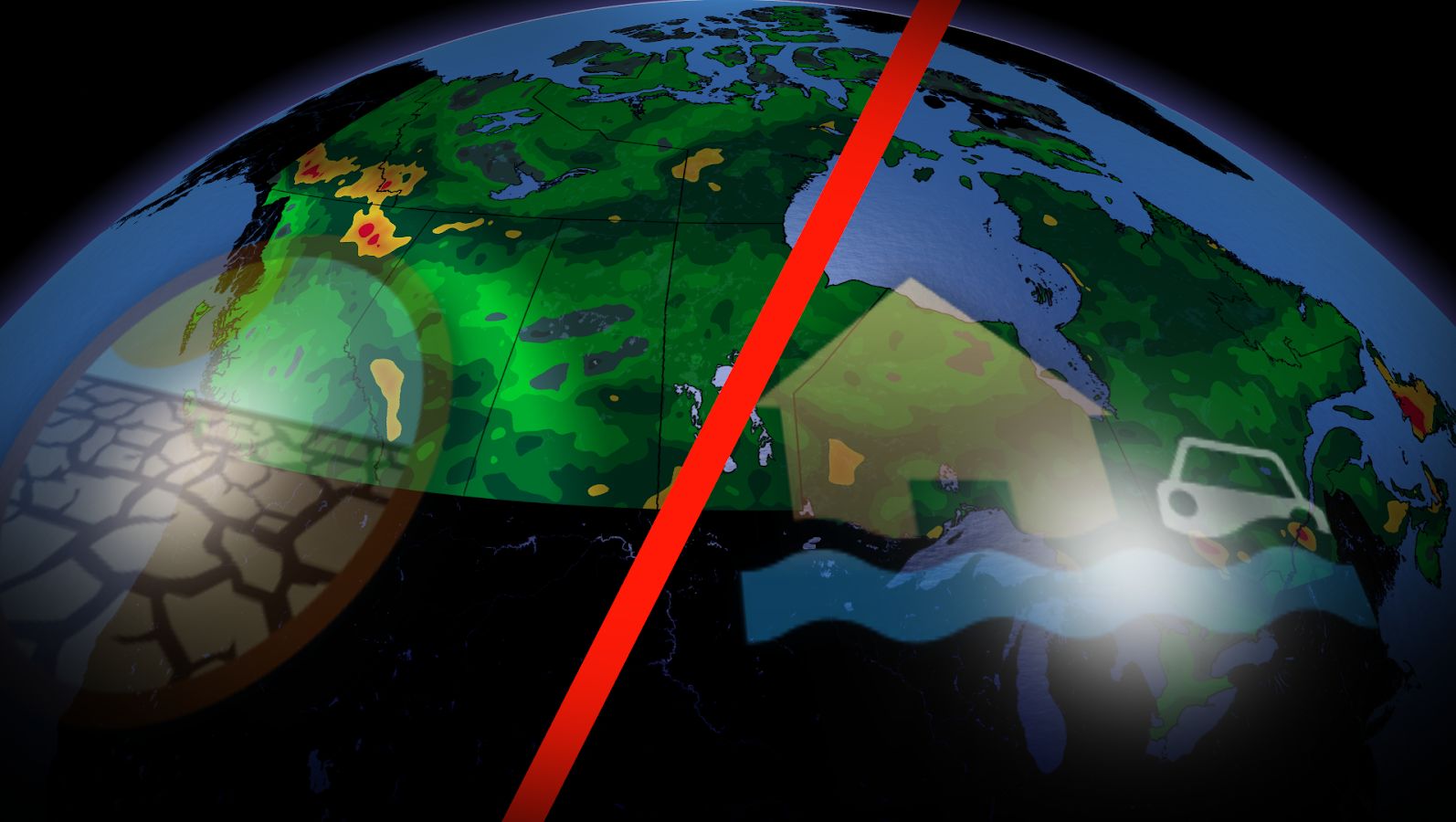 From flash floods to drought: Canada's summer split by extremes