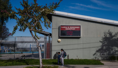 Laura Rodriguez Elementary School in Logan Heights on March 9, 2023.