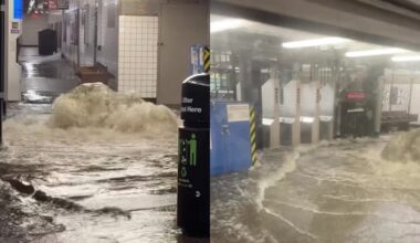 What caused Monday's intense NYC subway flooding?