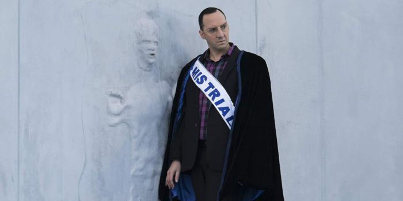 Buster stood next to Lucille Austero's body encased in concrete in Arrested Development's finale, "The Fallout."
