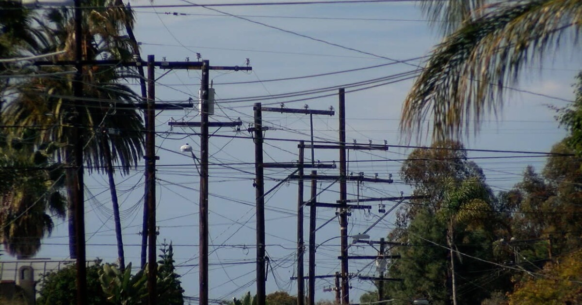Power outages reported in numerous communities in San Diego County