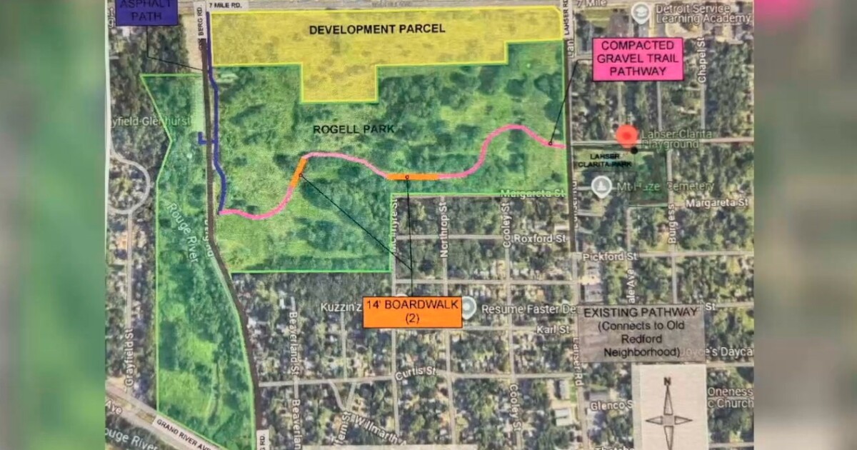 Former Detroit golf course transforming into nature park, additional development