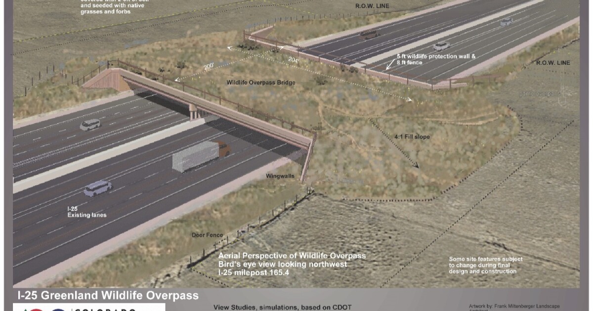 Greenland wildlife crossing on time, under budget as project hits halfway mark