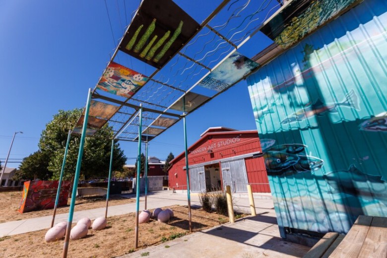 The Tannery Arts Center on River Street in Santa Cruz