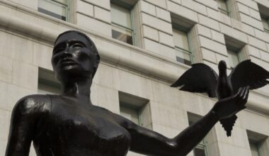 The story behind the Lady Justice sculpture in downtown LA