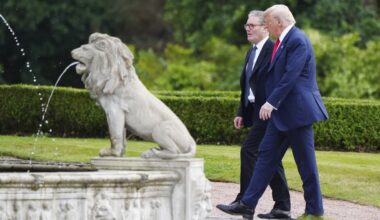 Live updates: Trump opens family's new golf course in Scotland