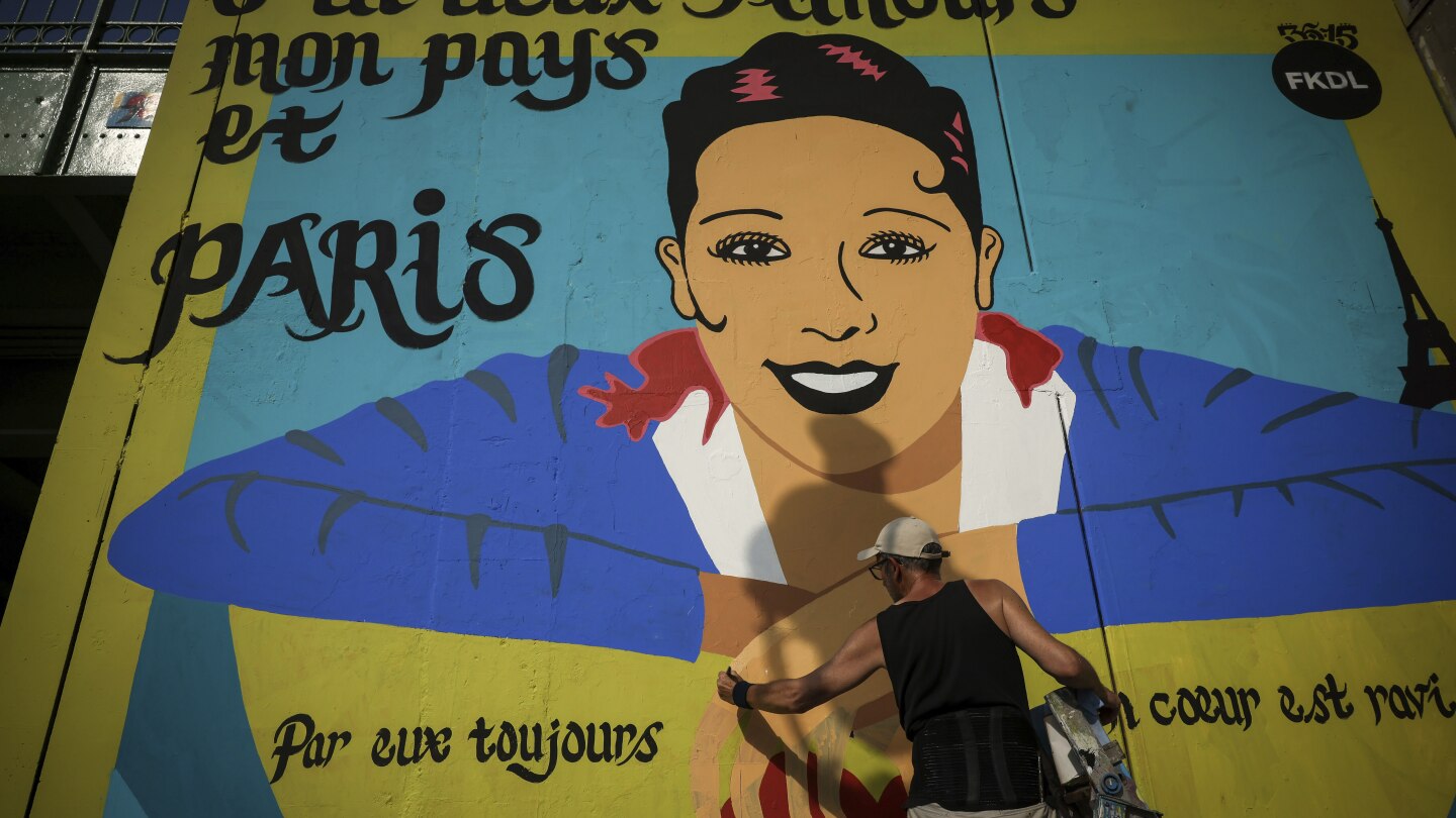 Paris honors Josephine Baker with a new mural