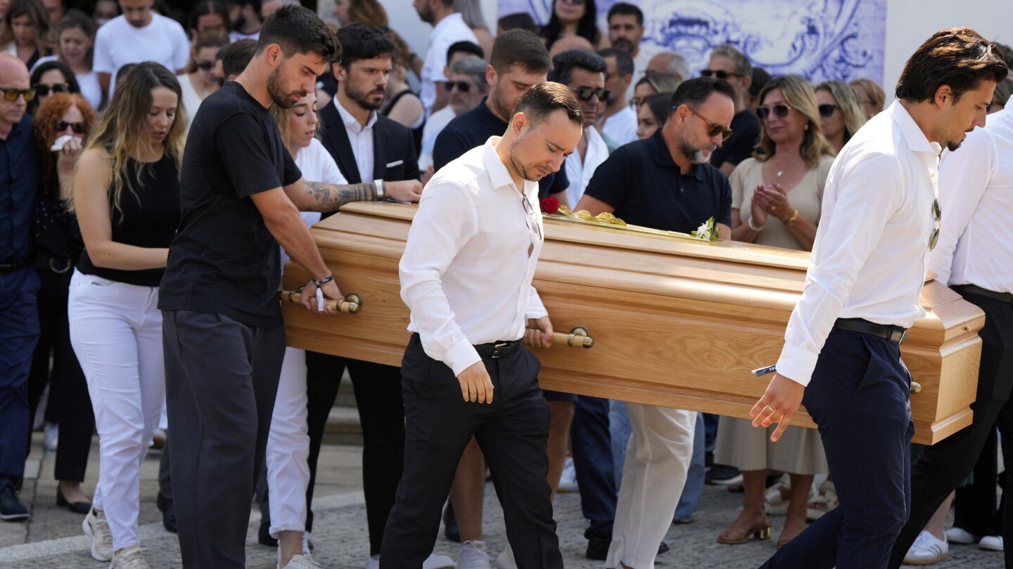 Diogo Jota and brother's funeral attended by Liverpool players