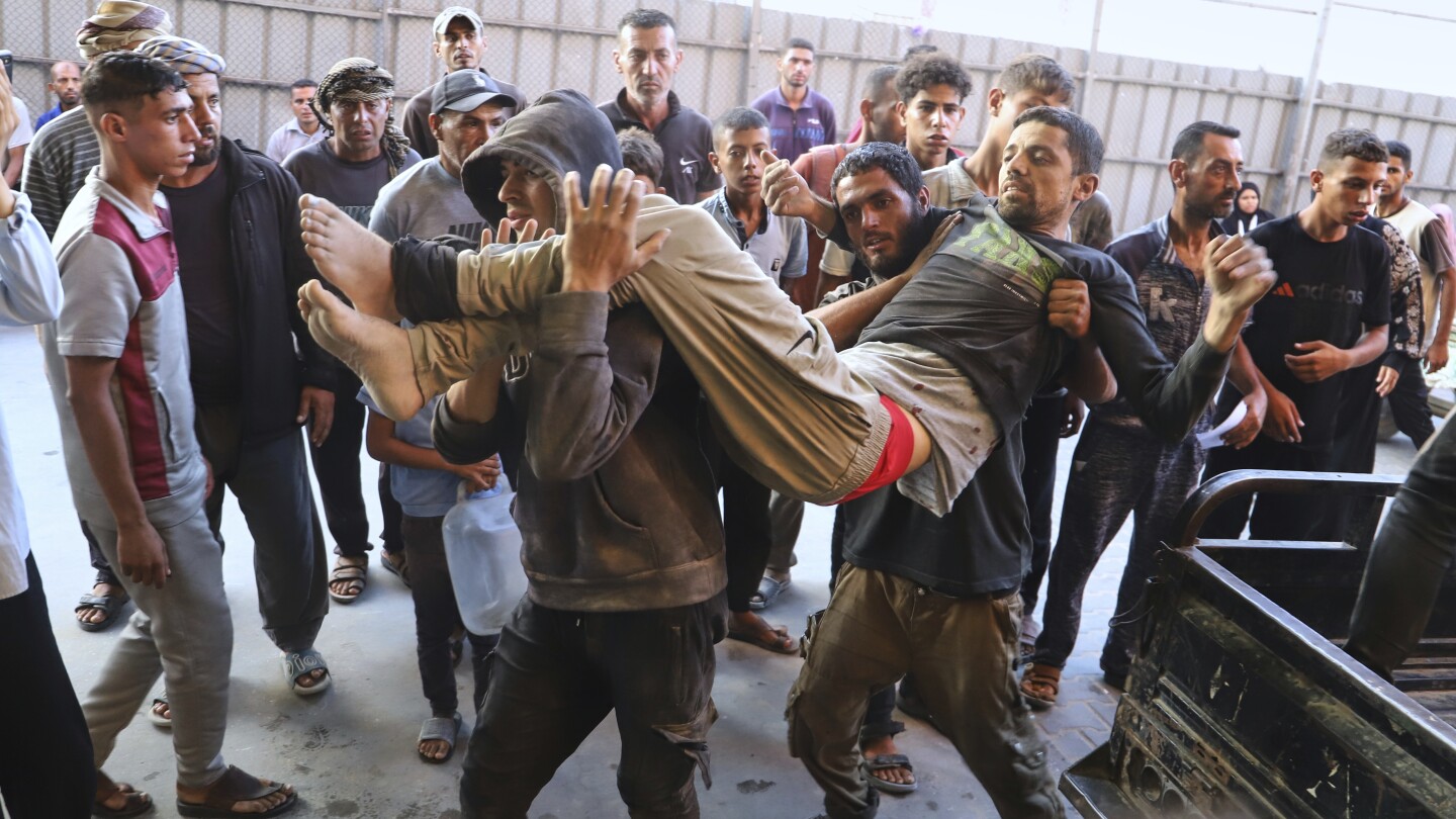 Over 30 Palestinians killed trying to reach US group's food distribution sites, Gaza authorities say
