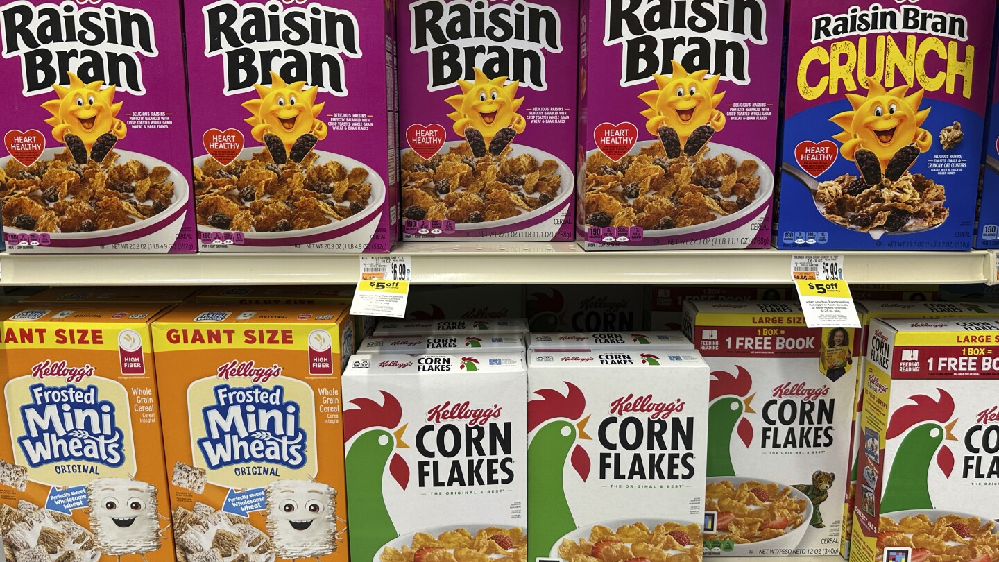 Americans buying less cereal may be a factor in sale of Kellogg's brands
