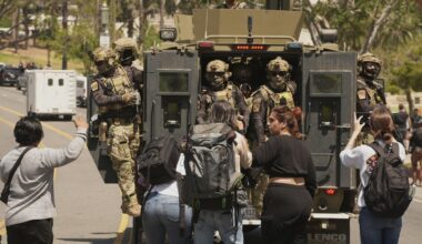 National Guard protect immigration officers in Los Angeles operation