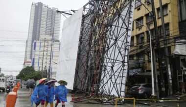 Tropical storm Wipha heading for Hong Kong and southern China