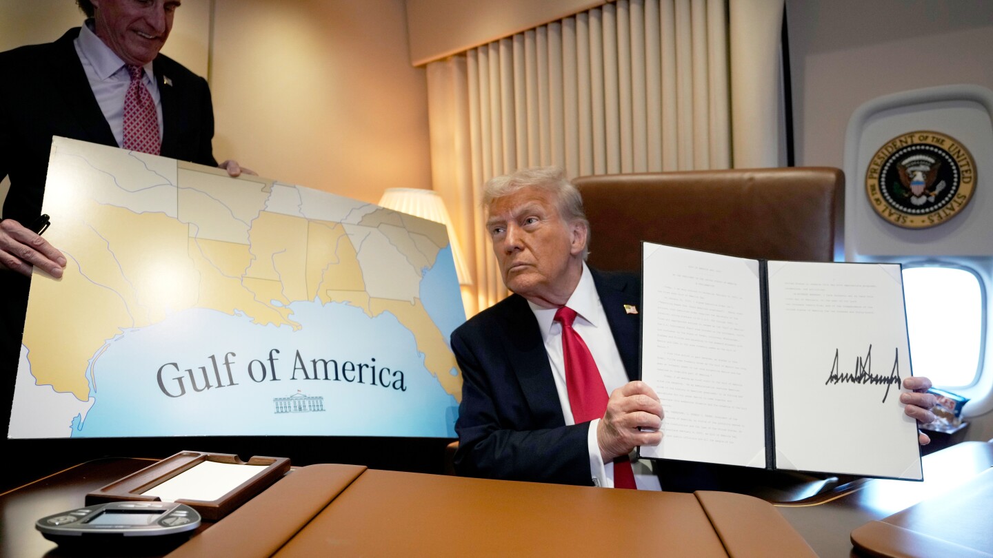 Donald Trump uses his presidential power to rename things — or try to