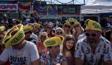 Joey 'Jaws' Chestnut reclaims title in Famous hot dog eating contest, wins 17th Mustard Belt