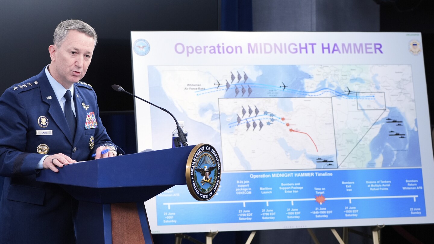 Israel says Iran could reach enriched uranium at a nuclear site hit by US