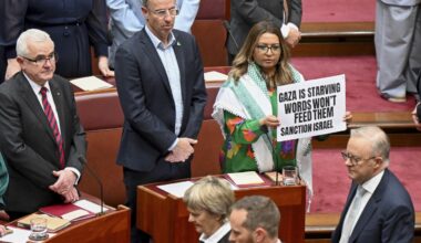 Australia's Parliament resumes with pro-Palestinian protests and calls for Israel sanctions
