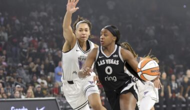 Jackie Young scores final 10 points for Aces in win over Valkyries