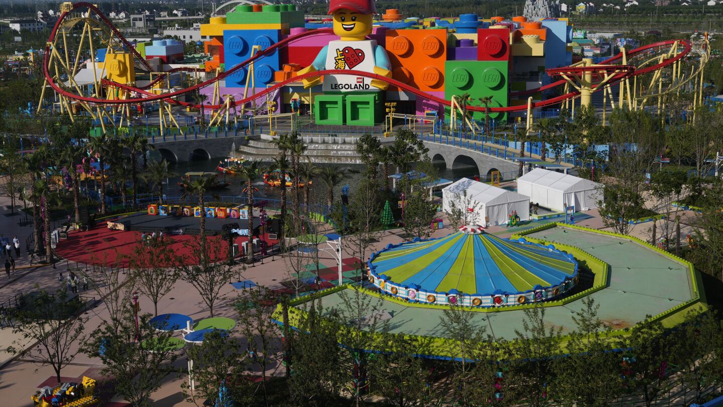 World's largest Legoland opens to tourists in Shanghai