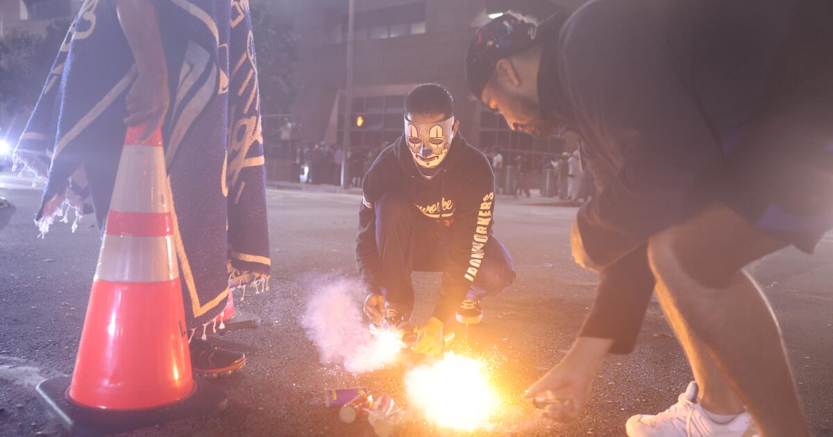 Contributor: L.A. needs to get serious about illegal fireworks. Send in the drones