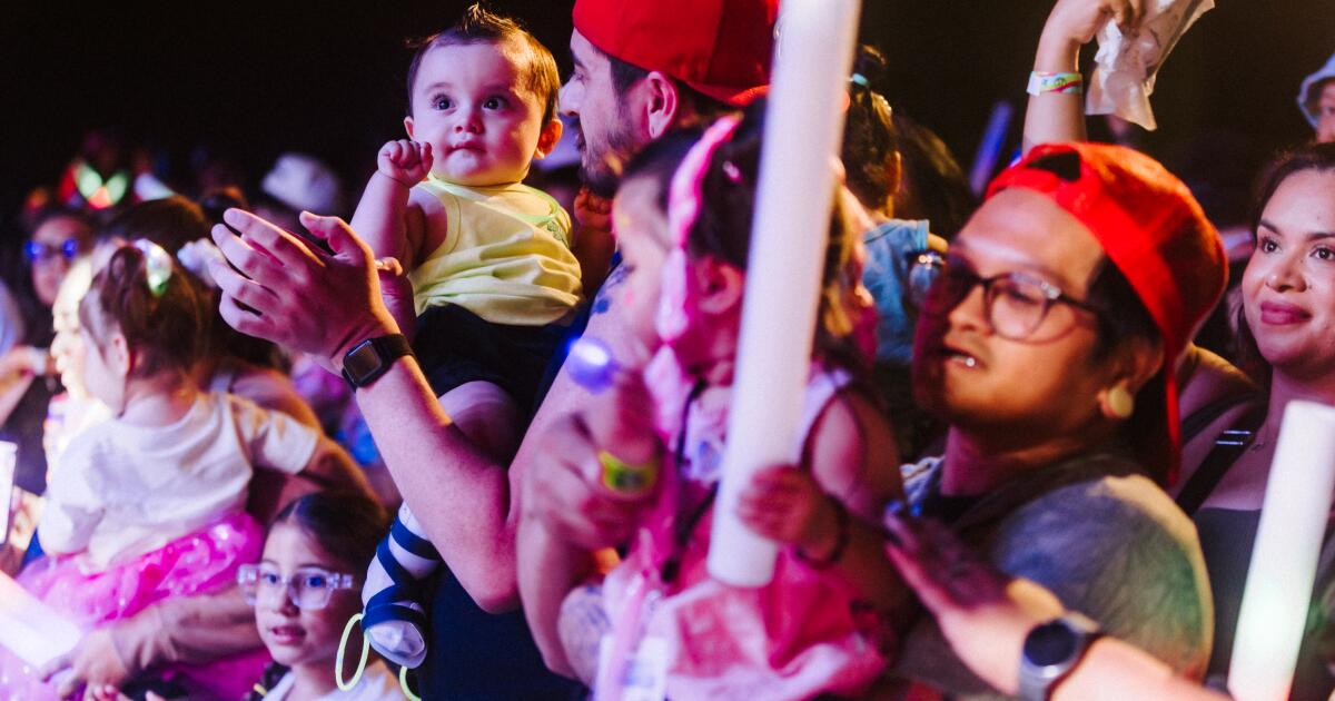 Lenny Pearce's baby rave: dancing toddlers, glow sticks and bass drops