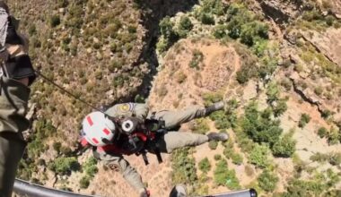 Video: Hiker rescued from notoriously dangerous California canyon