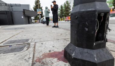Police still searching for gunman linked to East Hollywood crash