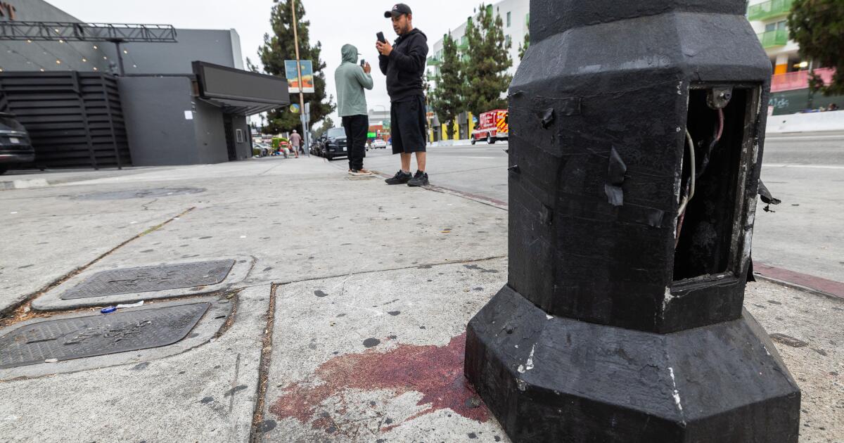 Police still searching for gunman linked to East Hollywood crash