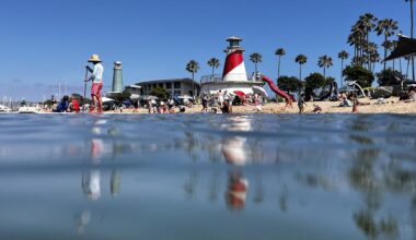 Hundreds rescued from rip currents off Newport Beach on July Fourth