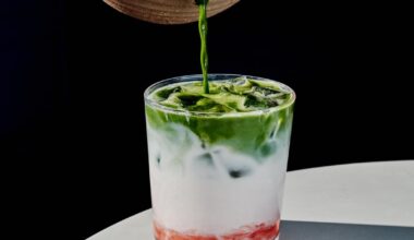 Extravagant coffee and matcha drinks in Los Angeles