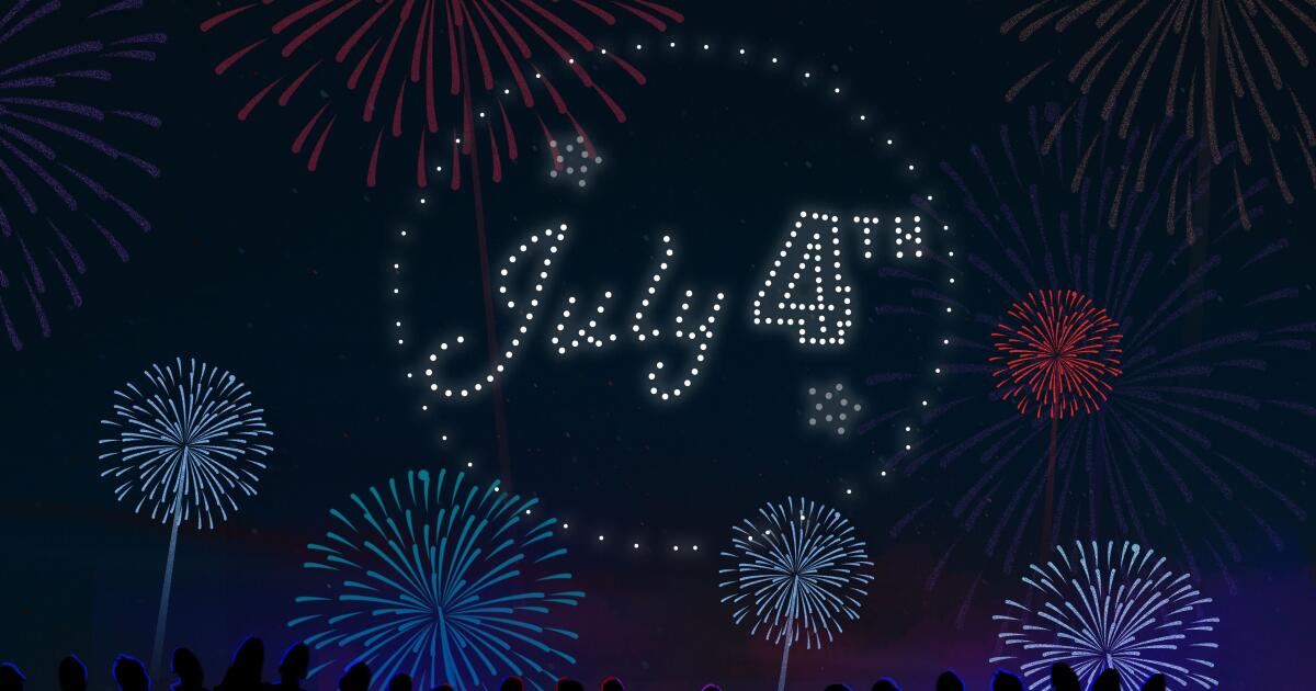 Where to see fireworks on 4th of July in Los Angeles